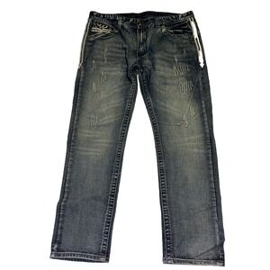 GS115 Distressed Jeans Y2K 40x33